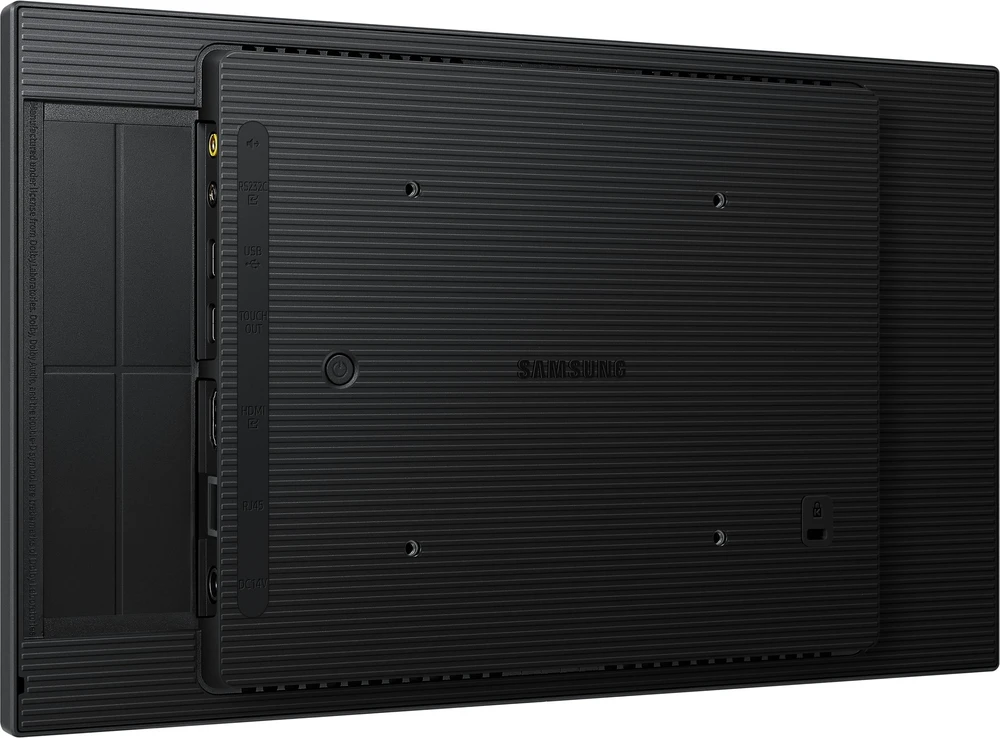 Monitorius „Samsung“ 13 colių FHD, 16:9, QB13C-T, lietimui jautrus ekranas, 500 nitų, 16/7, belaidis internetas, „Tizen 7.0“ grotuvo operacinė sistema
