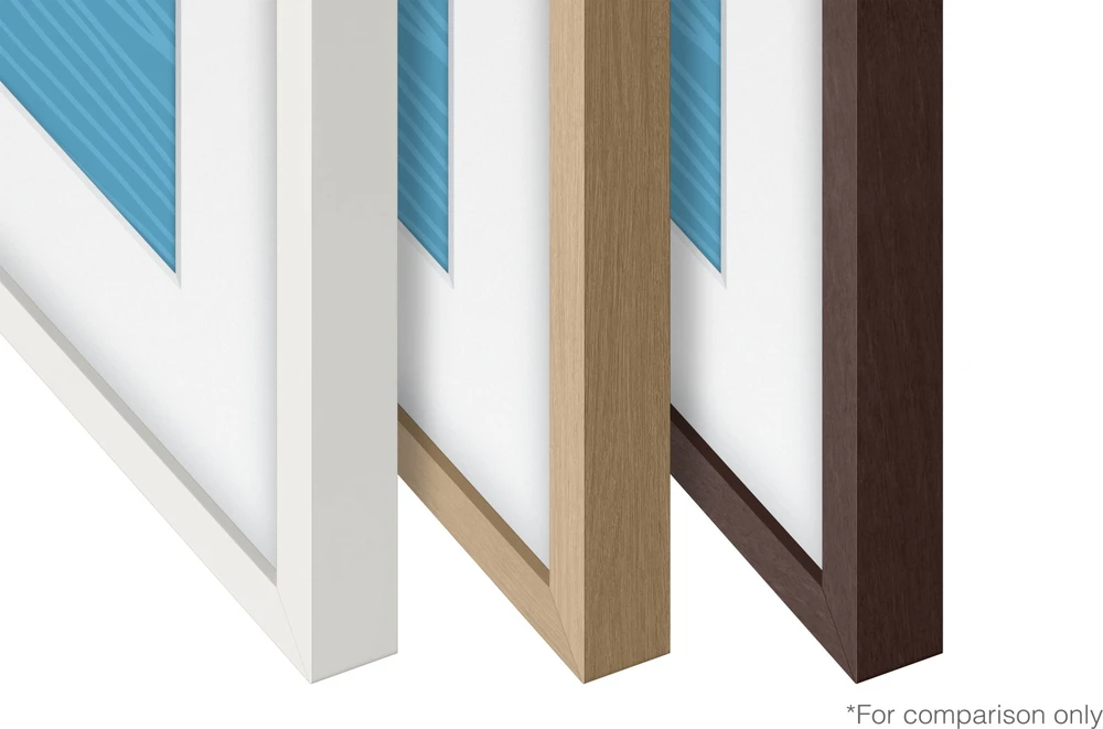 SAMSUNG Frame 43 Teak Modern 2021 90 degree square
