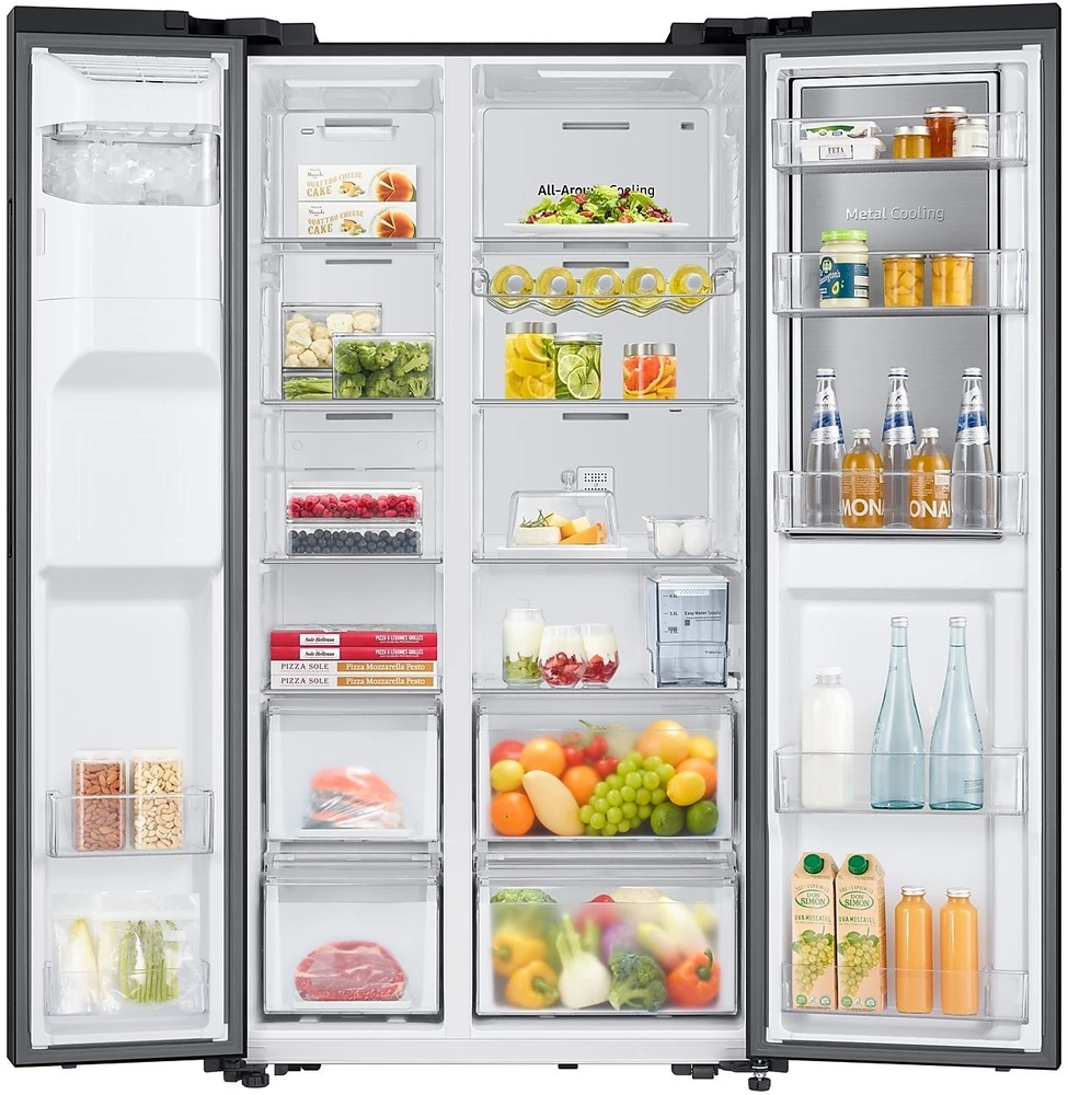 Samsung RH64DG53R3B1EF Maisto vitrinos šaldytuvas - vandens bako durys