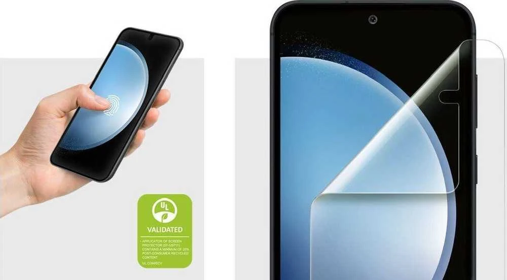 US711CTE ekrano apsauginė plėvelė, skirta Samsung Galaxy S23 FE (2 vnt.)