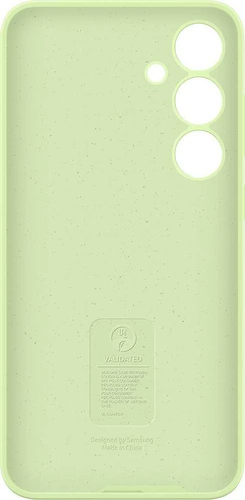 Dėklas „Samsung Galaxy S24+“ silikoninis dangtelis šviesiai žalias