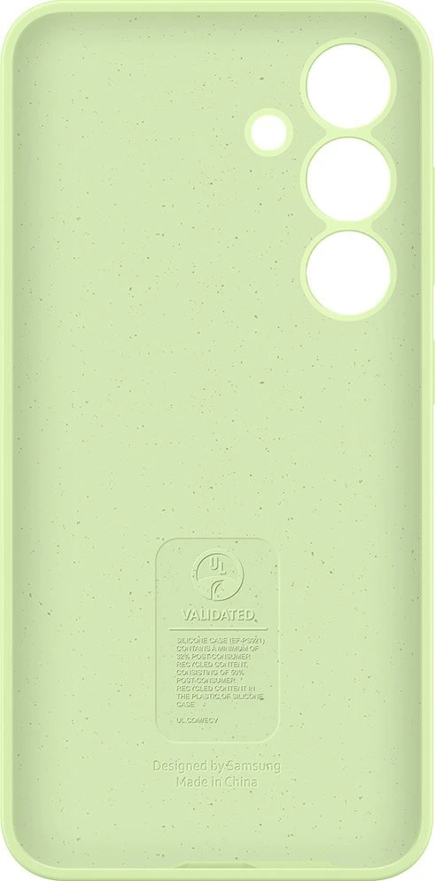 Dėklas „Samsung Galaxy S24“ silikoninis dangtelis šviesiai žalias