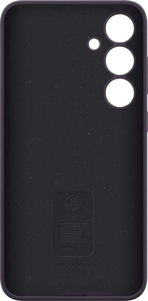 Dėklas Tamsiai violetinis „Samsung Galaxy S24+“ silikoninis dangtelis