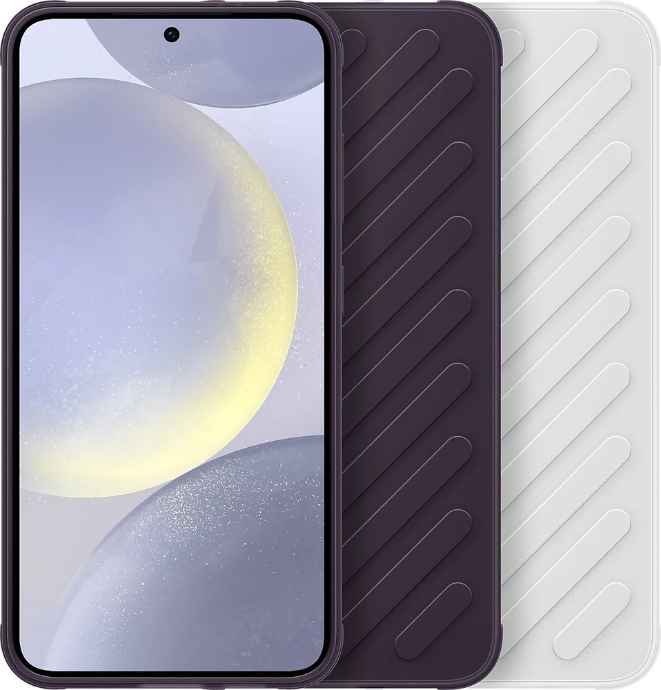 Dėklas „Samsung Galaxy S24 Shield Cover“ šviesiai pilkas