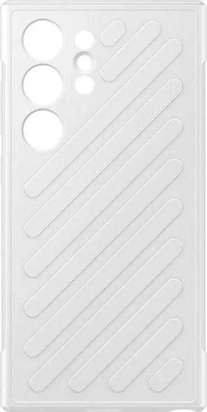 Dėklas „Samsung Galaxy S24 Ultra Shield“ dangtelis šviesiai pilkas