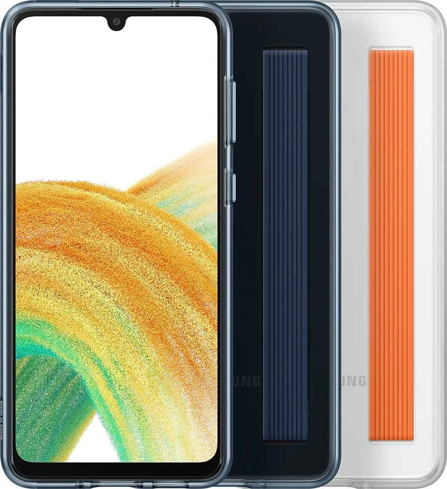 XA336CTE Slim Strap Cover dėklas, skirtas Samsung Galaxy A33 5G, skaidrus (skaidrus)