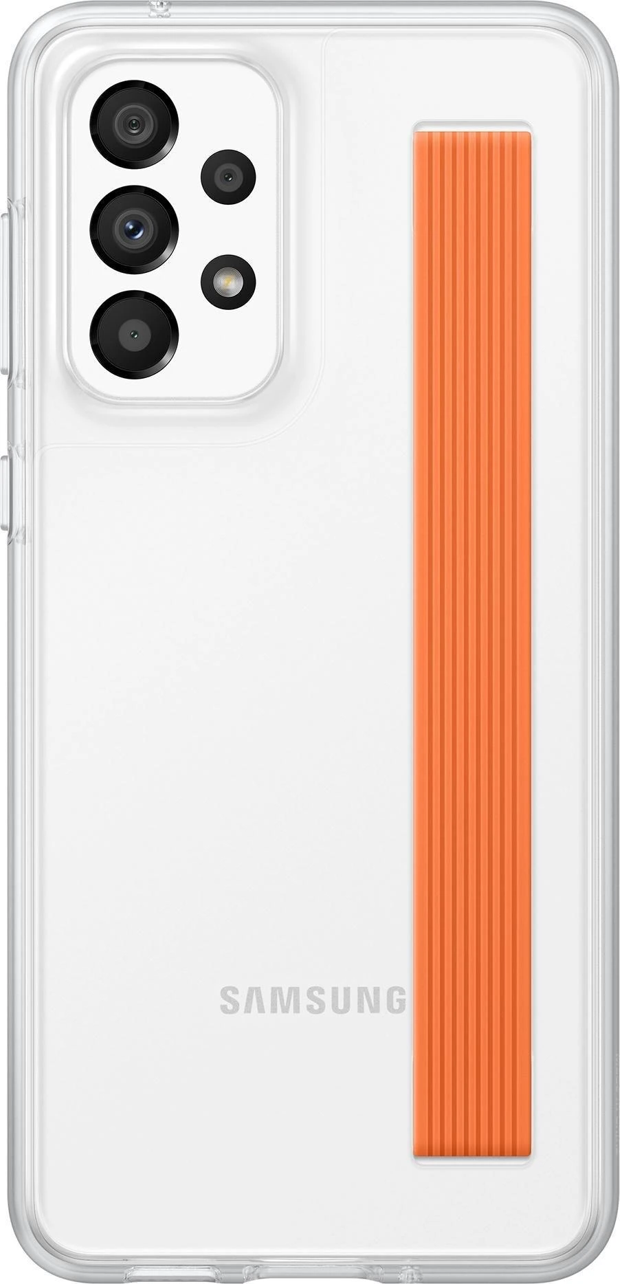 XA336CTE Slim Strap Cover dėklas, skirtas Samsung Galaxy A33 5G, skaidrus (skaidrus)