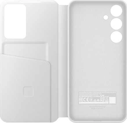 Samsung Galaxy S24+ Smart View piniginės dėklas Baltas