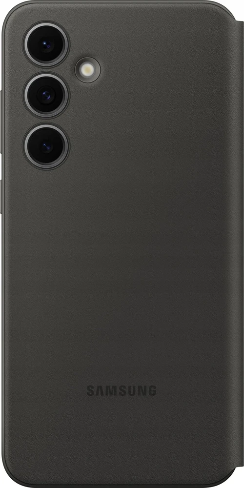 Telefono dėklas Samsung Galaxy S24 FE Smart View, juodas