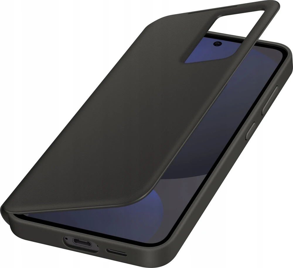 Telefono dėklas Samsung Galaxy S24 FE Smart View, juodas