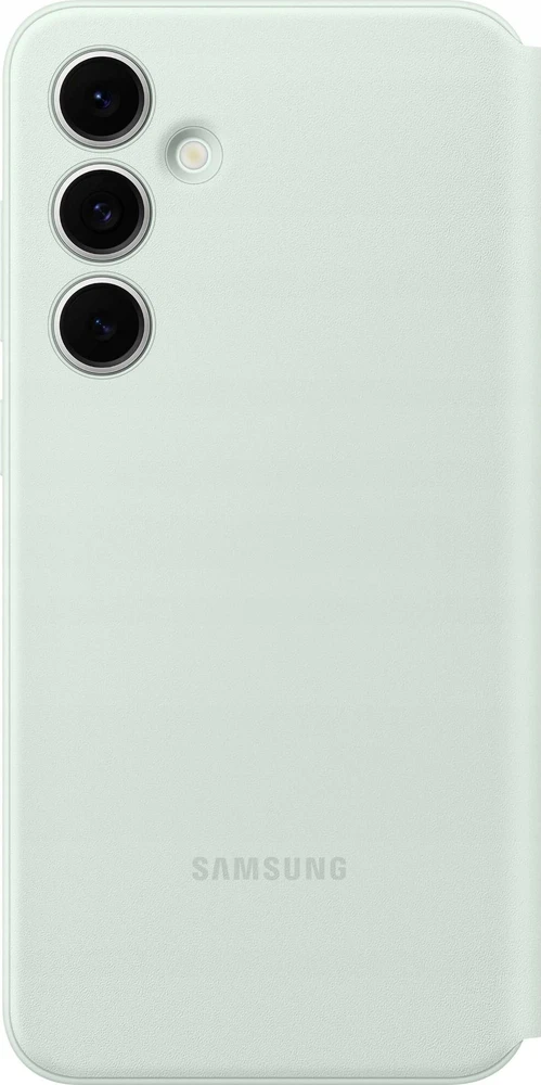 Telefono dėklas Samsung Galaxy S24 FE Smart View, mėtinis