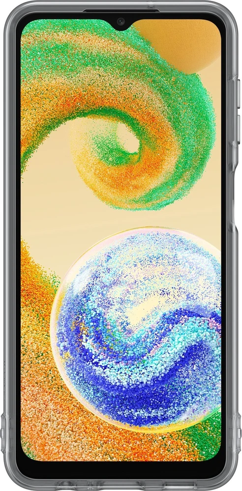 Dėklas Samsung Galaxy A04s Soft Clear Cover Juodas