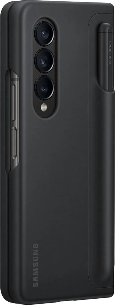 Dėklas OF93PCBE Standing Cover with Pen for Samsung Galaxy Fold 4, Juodas (Juodas)
