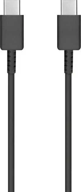 EP-TA800EBE + EP-DG980BBE Samsung 25W kelioninis įkroviklis + USB-C/USB-C duomenų kabelis Juodas (OOB masinis)