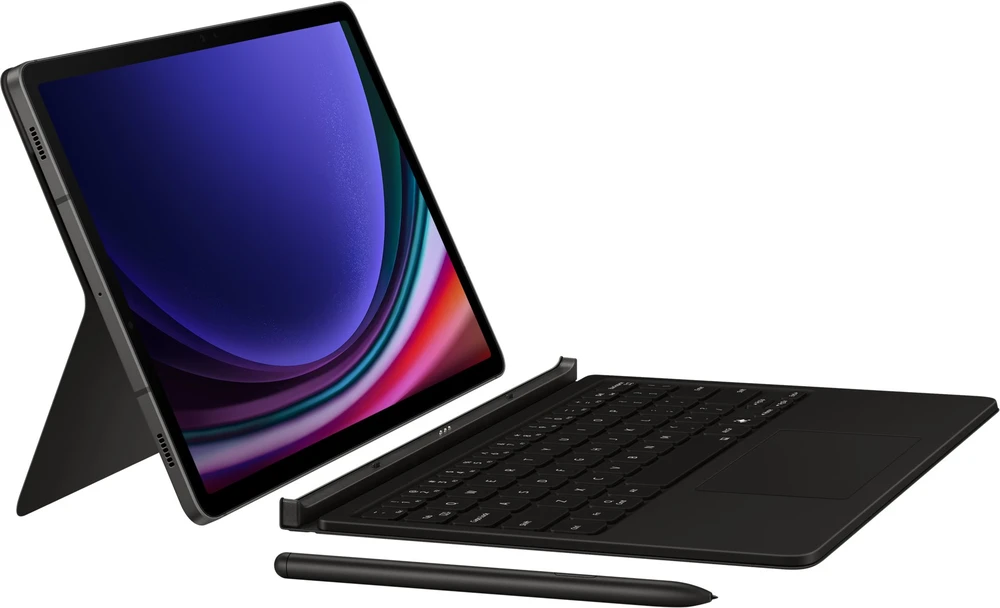 „Samsung Tab S9“ dirbtinio intelekto knygos viršelio klaviatūra