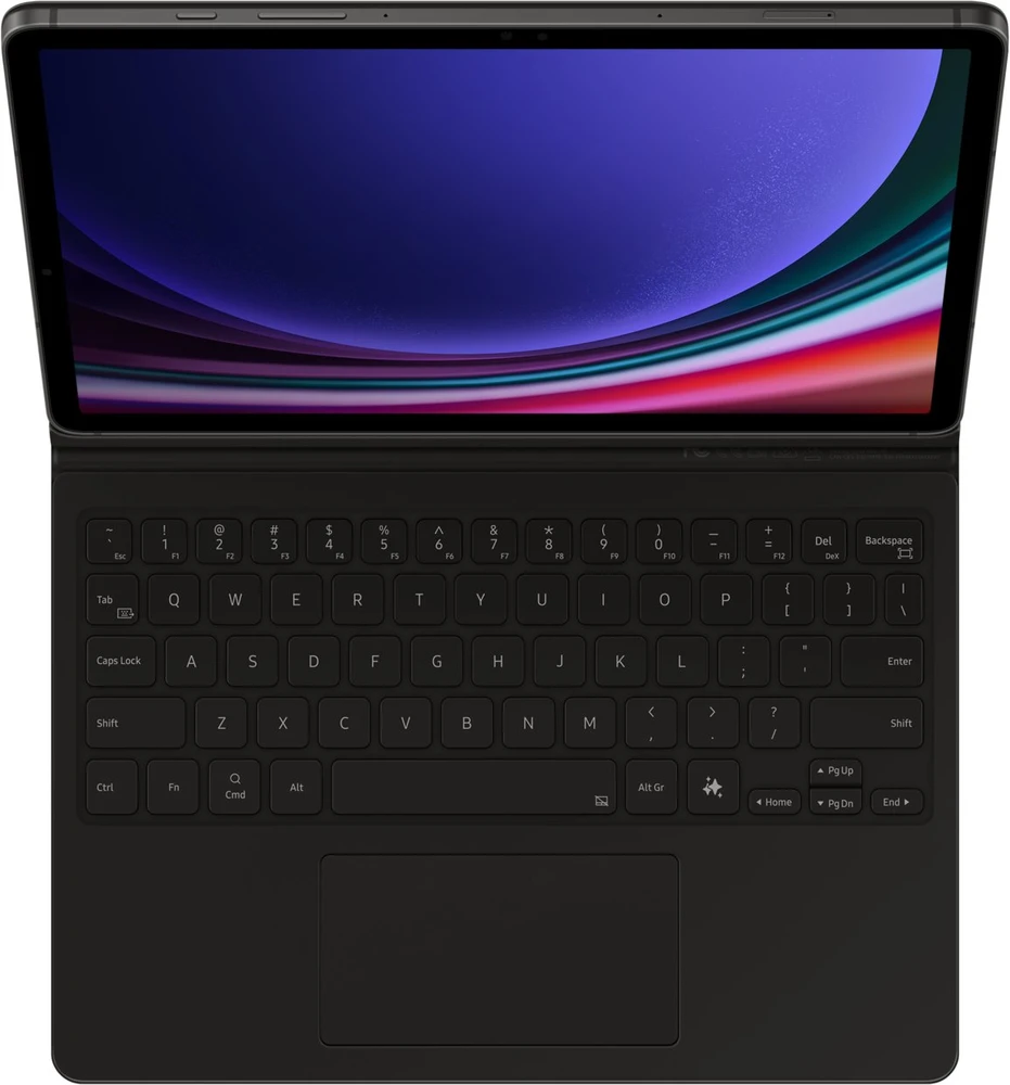 „Samsung Tab S9“ dirbtinio intelekto knygos viršelio klaviatūra