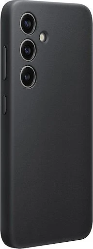 Dėklas Samsung Galaxy S24 Vegan Leather Cover Juodas