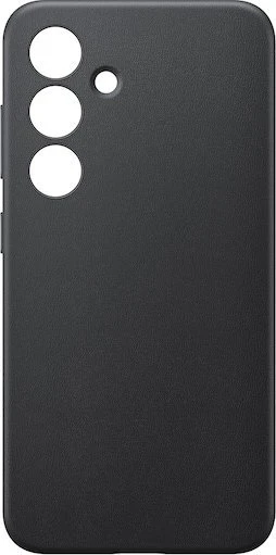 Dėklas Samsung Galaxy S24 Vegan Leather Cover Juodas