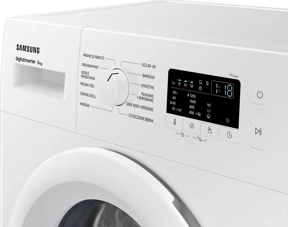 Skalbimo mašina Samsung WW60A3120WE/LE