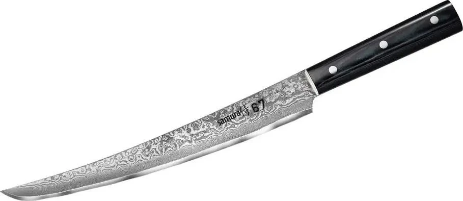 Samura DAMASCUS 67 Universalus virtuvinis pjaustymo peilis Tanto 230 mm