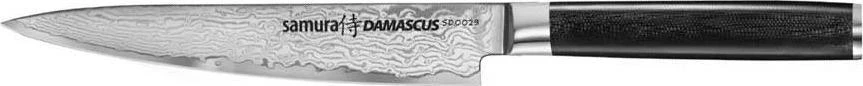 Samura DAMASCUS Universalus virtuvinis peilis 150 mm iš AUS 10 Damasko plieno 61 HRC (67 sluoksniai)
