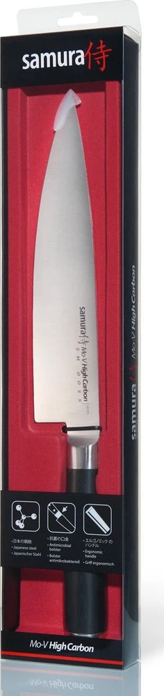 Samura MO-V universalus šefo peilis 8"/200mm iš AUS 8 japoniško plieno 59 HRC