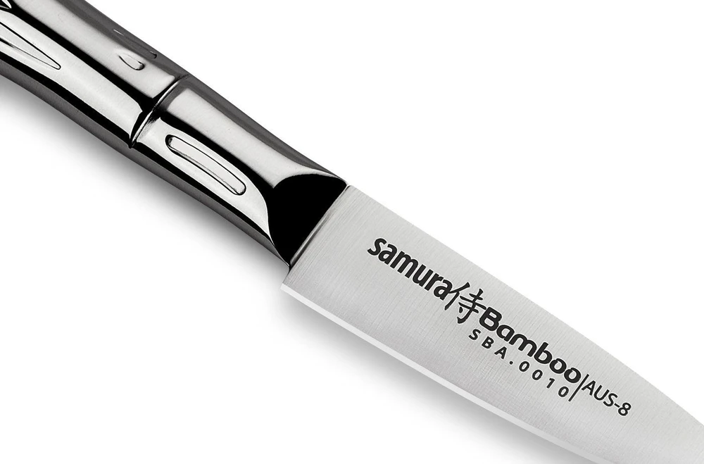Samura BAMBOO universalus virtuvės peilis 3,2"/80 mm iš AUS 8 japoniško plieno 59 HRC