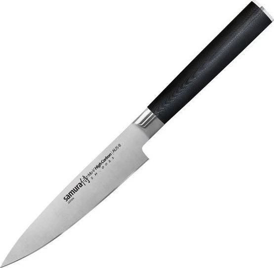 Samura MO-V universalus virtuvės peilis 5"/125 mm iš AUS 8 japoniško plieno 59 HRC