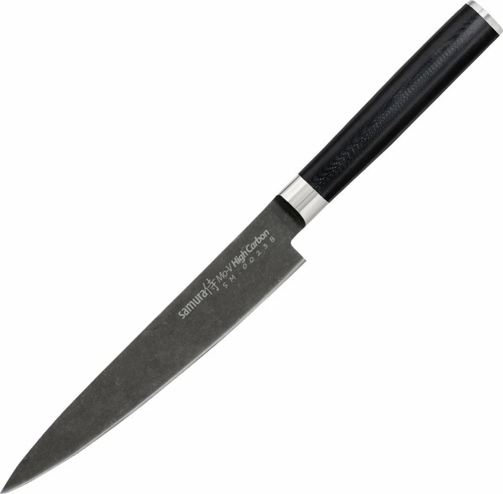 Samura MO-V Stonewash Univesal veidrodis 150 mm iš AUS 8 japoniško plieno 59 HRC