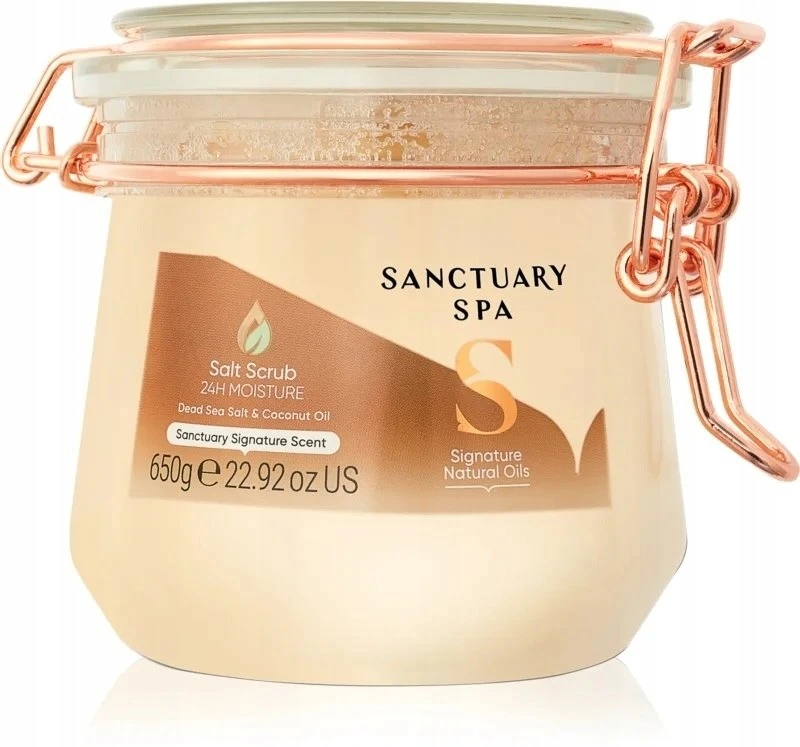 Sanctuary Spa Dead Sea Salt Scrub with Coconut Oil 650g
