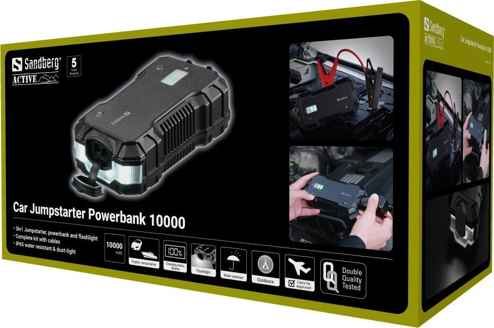 Sandberg Car Jumpstarter Powerbank 10000