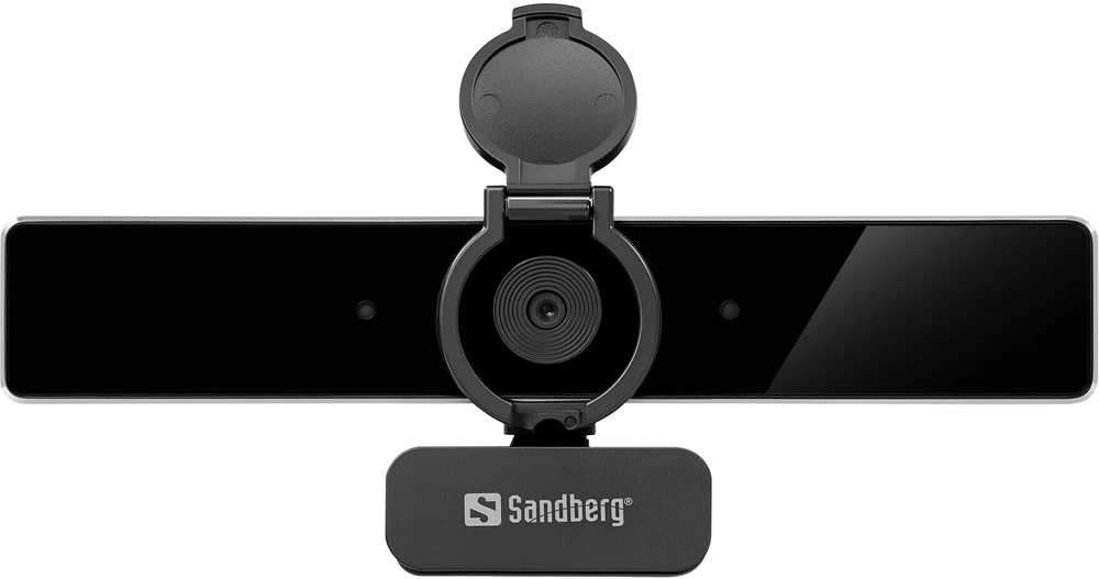 Internetinė kamera Sandberg USB-C/A Webcam Pro Remote 4K Juodas