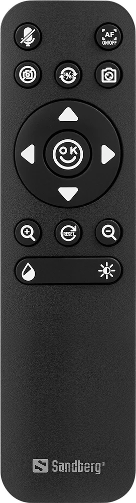 Internetinė kamera Sandberg USB-C/A Webcam Pro Remote 4K Juodas