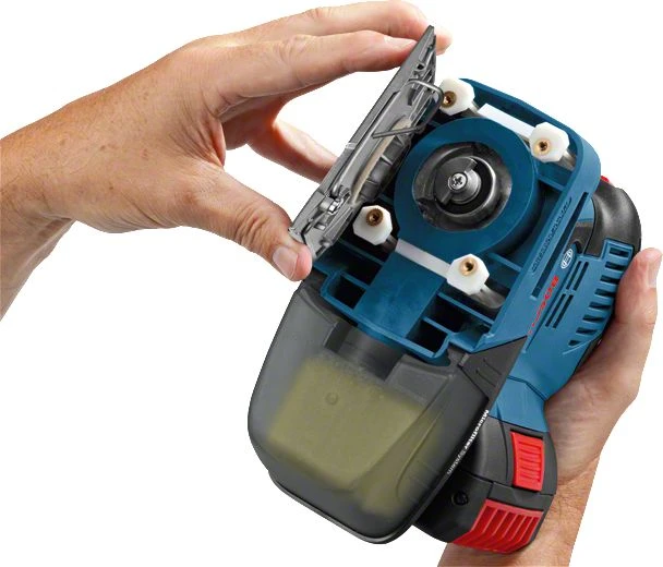 Bosch Akumuliatorinis vibracinis šlifuoklis GSS 18V-10, be akumuliatoriaus ir kroviklio
