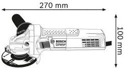 Kampinis šlifuoklis Bosch GWS 750-125 S; 750 W