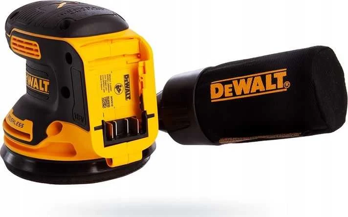 DEWALT akumuliatorinis bešepetėlinis ekscentrinis šlifuoklis DCW210P2 18V 125mm 2x5,0Ah