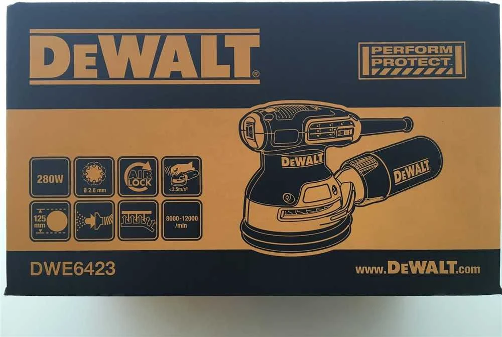 DEWALT ekscentrinis šlifuoklis DWE6423 280W