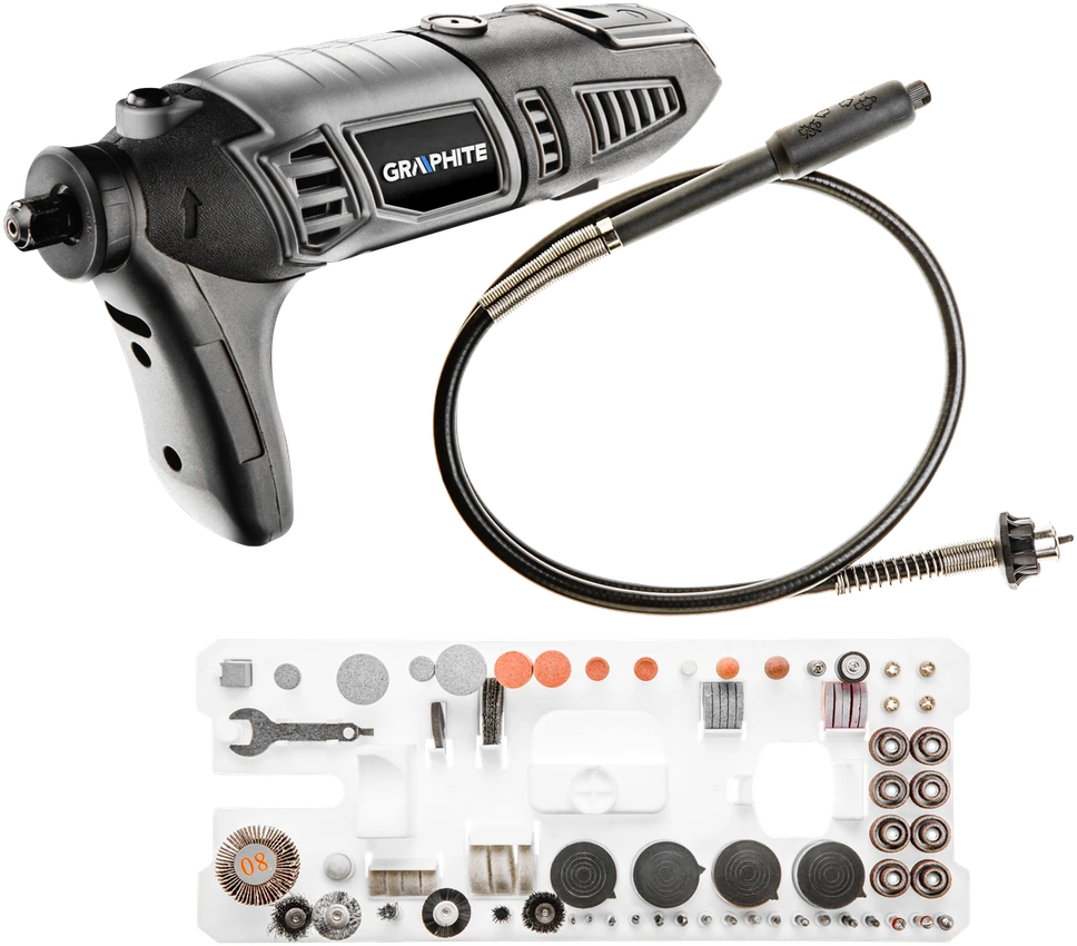 Graphite Miniszlifierka Mini malūnėlis 170 W, greitis 8000–35000 min.?