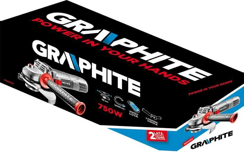 Szlifierka Kampinis šlifuoklis Graphite, 750W, D-115mm