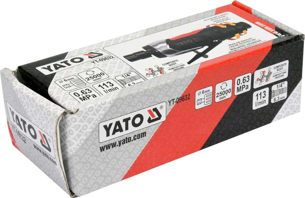 YATO šlifuoklis tiesinis pneumatinis 09632