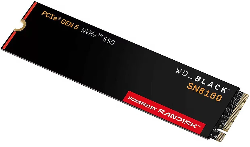 Kietasis diskas Western Digital WD_BLACK™ SN8100 NVMe™ SSD POWERED BY SANDISK, 8 TB