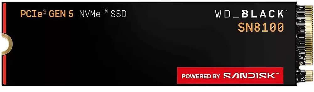 Kietasis diskas Western Digital WD_BLACK™ SN8100 NVMe™ SSD POWERED BY SANDISK, 8 TB