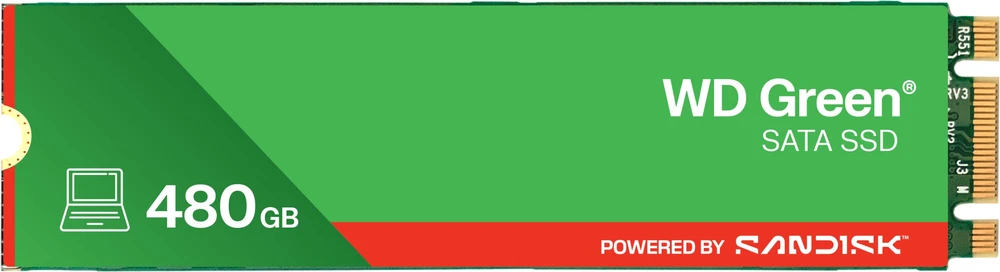 Western Digital Green WDS480G3G0B vidinis kietasis diskas SATA SSD M.2 2280