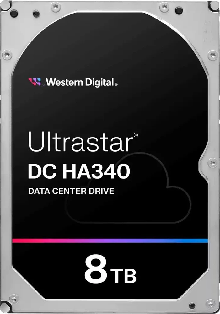 Sandisk HDD Server WD Ultrastar DC HA340 8TB 512e SE, 3.5’’, 256MB, 7200 RPM, SATA, SKU: 0B47078