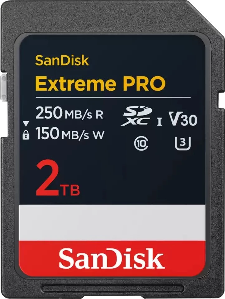 SanDisk Extreme PRO SDXC 2TB atminties kortelė