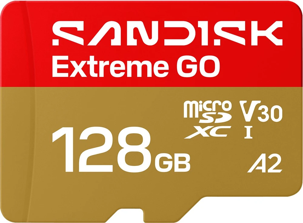 SanDisk Extreme GO 128 GB Micro SDXC UHS-I atminties kortelė