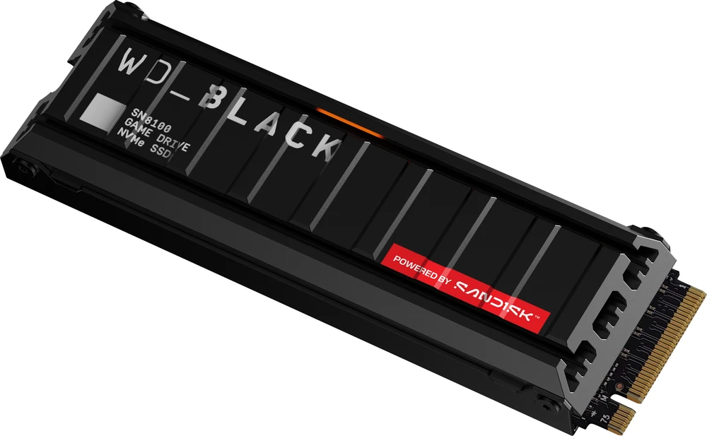 Sandisk „Western Digital“ Juodas SN8100 4 TB M.2 PCI Express 5.0 NVMe TLC 3D NAND diskas