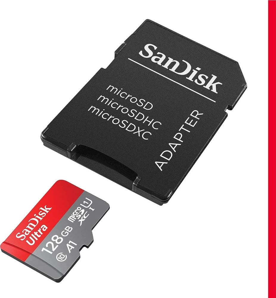 Atminties kortelės SanDisk Ultra Micro SDXC UHS-I Class 10, 2x128 GB, su adapteriu