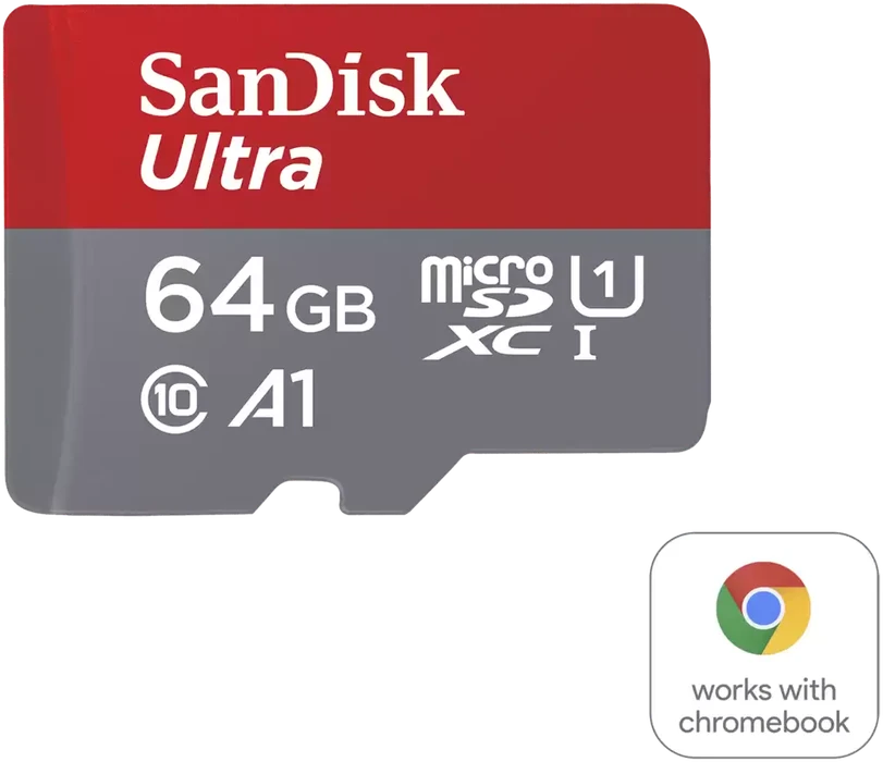 Atminties kortelė SanDisk Ultra Micro SDXC UHS-I Class 10, 64 GB, be adapterio
