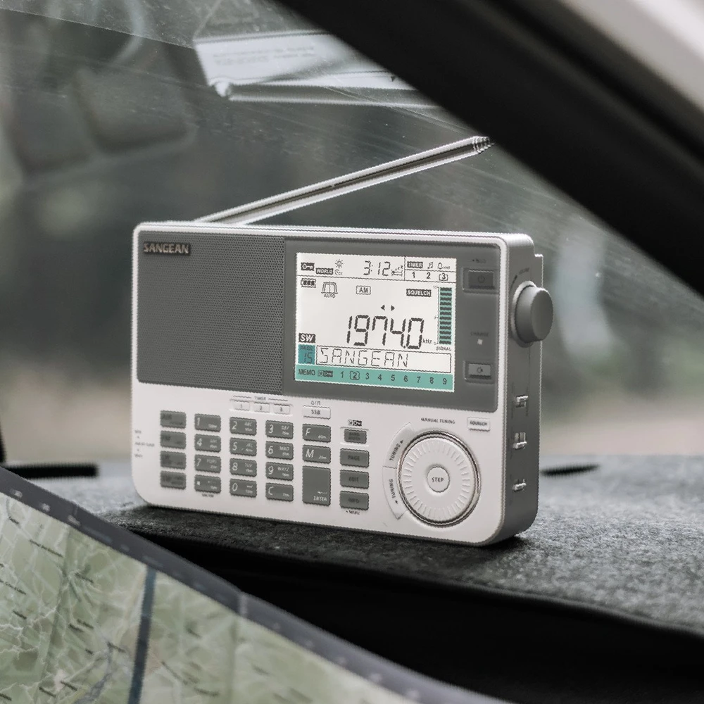Sangean ATS-909 X2 pasaulinis radijas, baltas